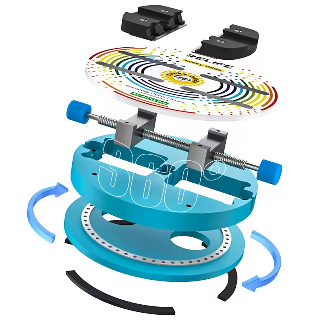 RELIFE RL-601Q PRO ROTATING TEMPERED GLASS FIXTURE