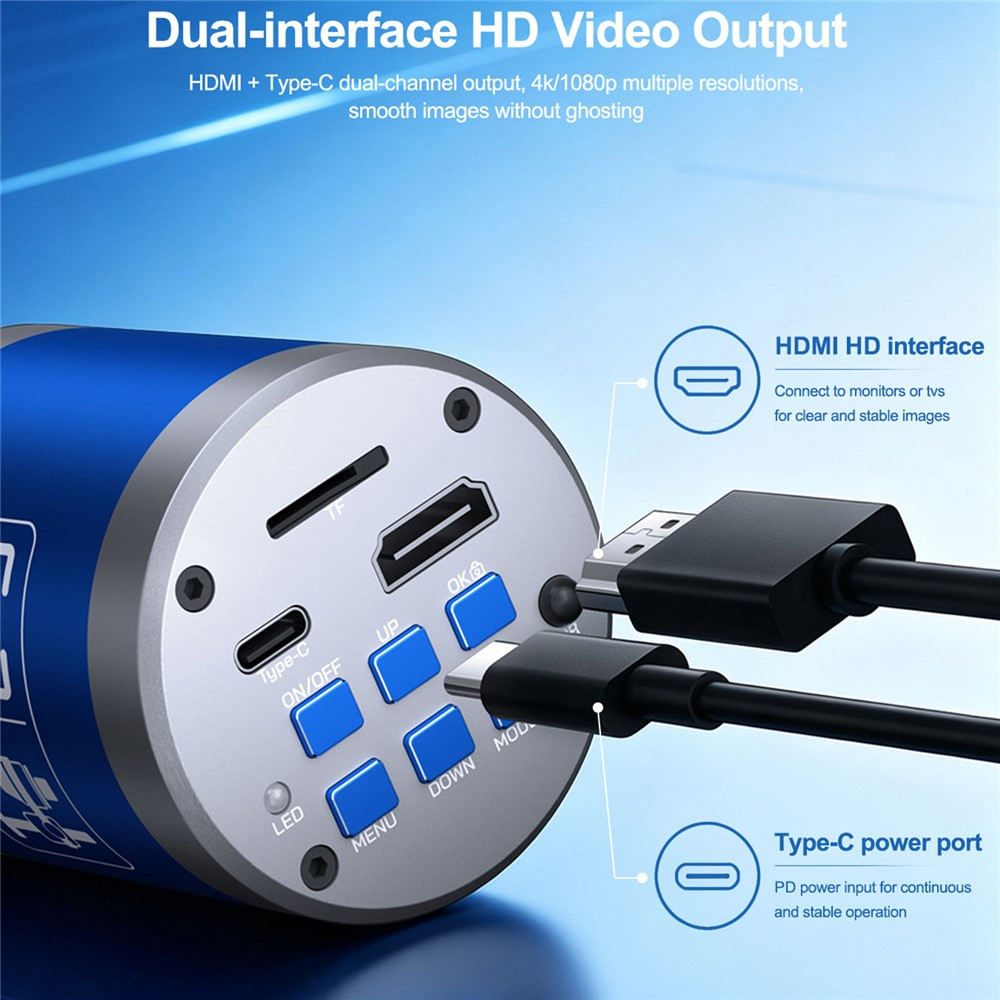 Relife MC4 8-Megapixel Dual-Interface Output 4K Ultra HD Camera