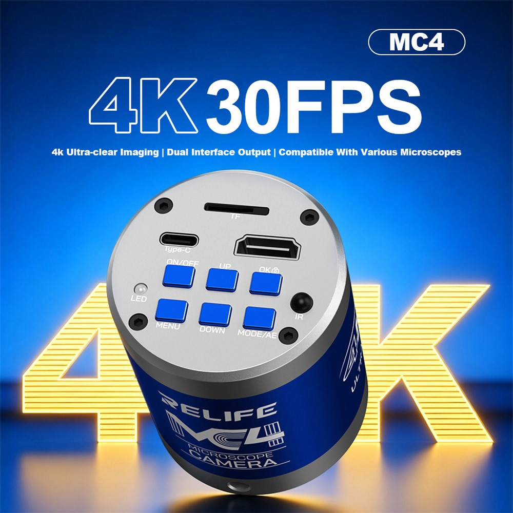Relife MC4 8-Megapixel Dual-Interface Output 4K Ultra HD Camera