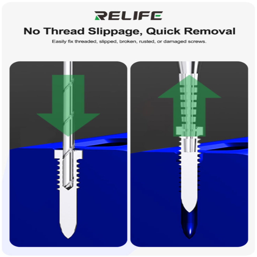RELIFE TX1 Sliding thread screw drill bit set