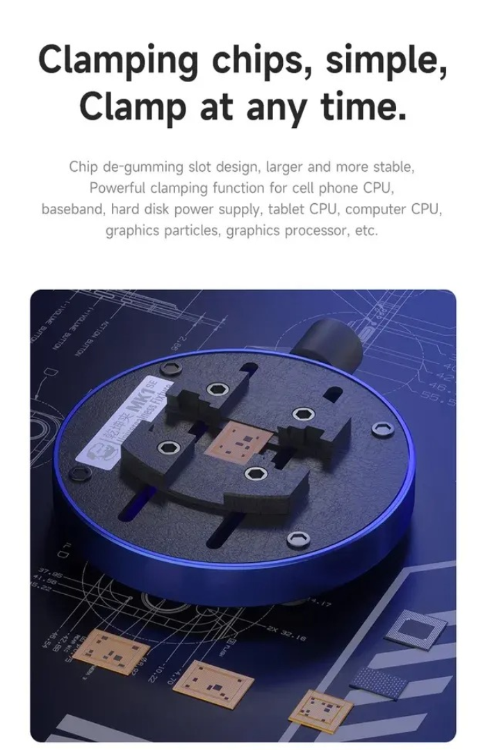 Mechanic MK1 SE 50mm Large Area Universal Motherboard IC Chip Clamping PCB Repair Fixture