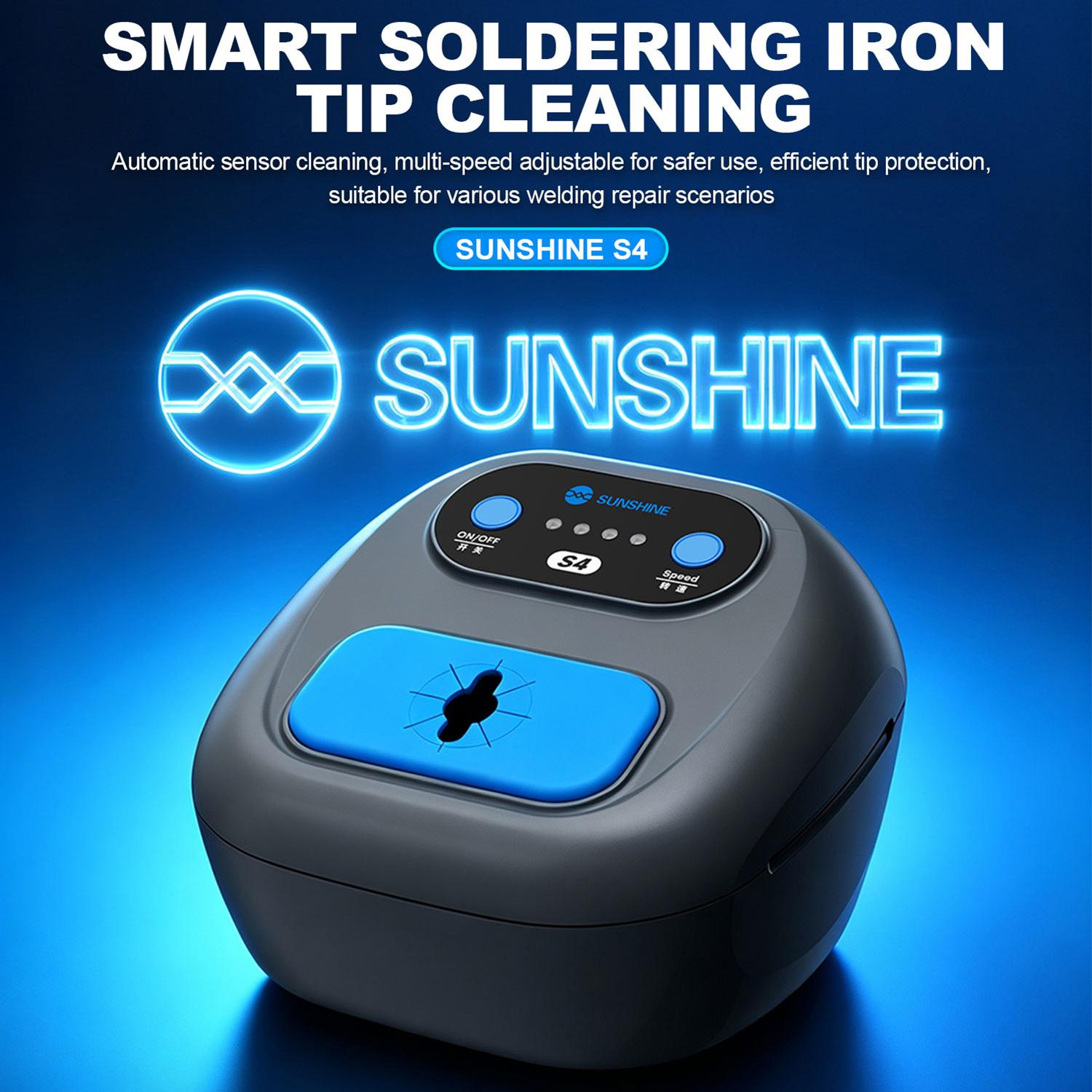 SUNSHINE S4 Automatic soldering iron tip cleaner