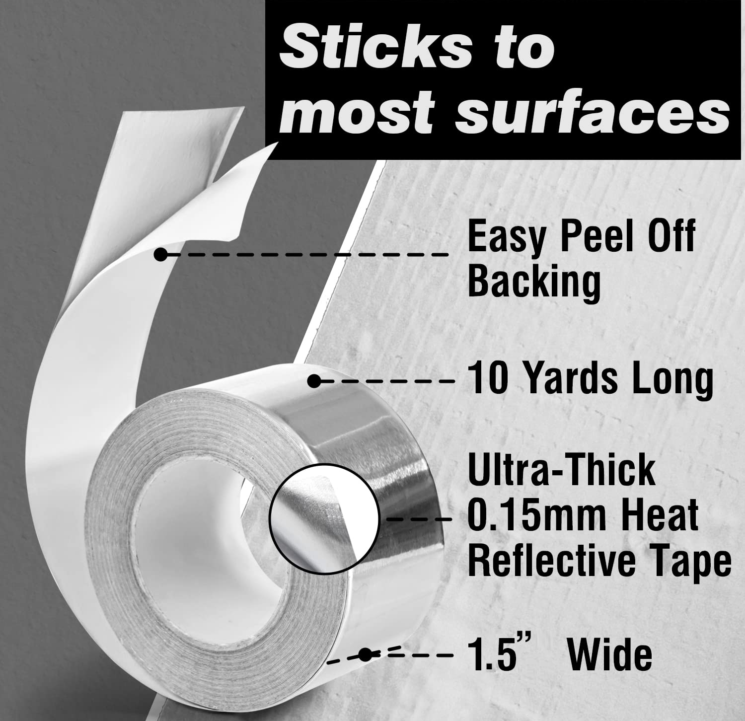 Silver Heat Resistant Tape 1.5inch AKINFOTOOLS
