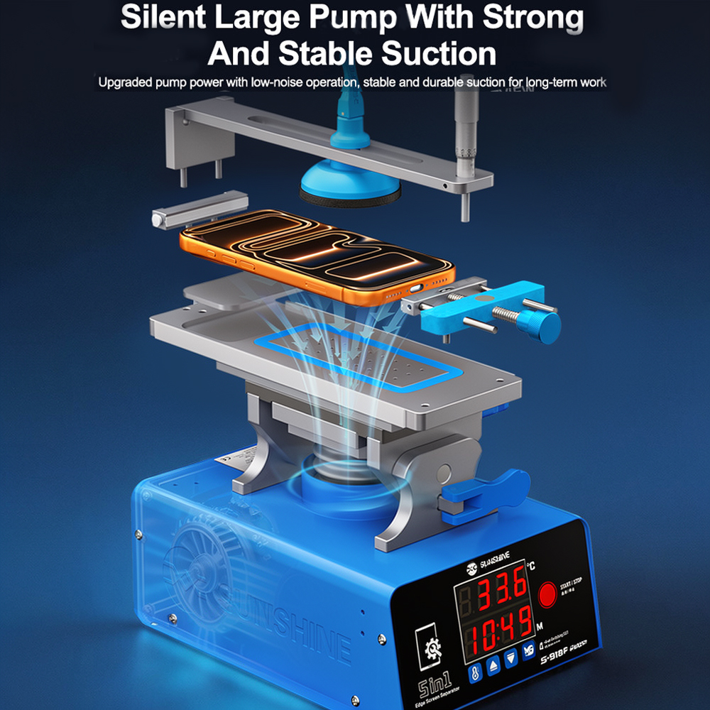 Sunshine S-918F Plus V2.0 360° Rotation Curved Screen Separator