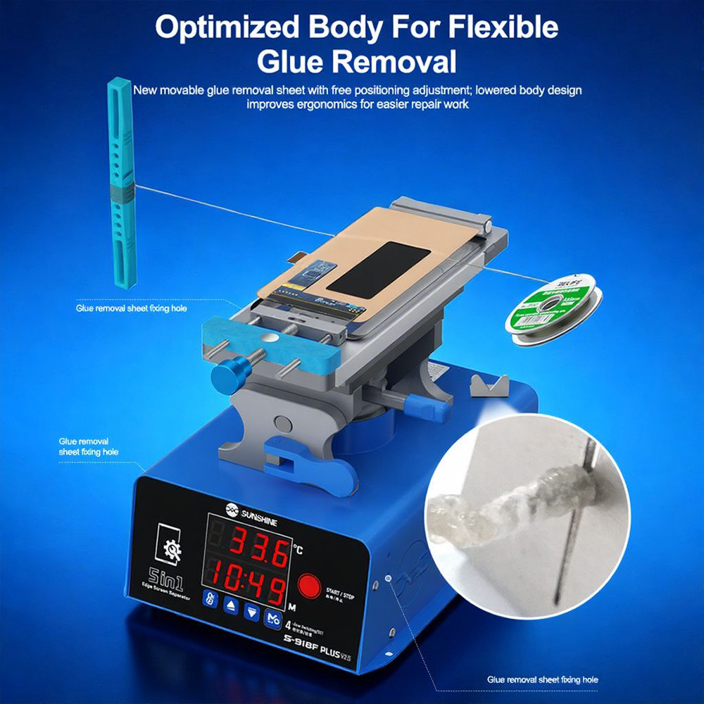 Sunshine S-918F Plus V2.0 360° Rotation Curved Screen Separator