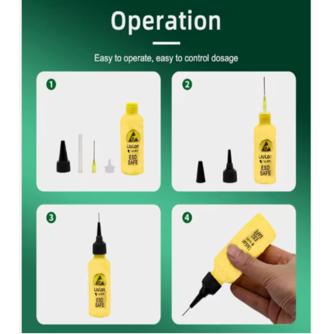 Liulon LL-BT1 Yellow Solvent Bottle