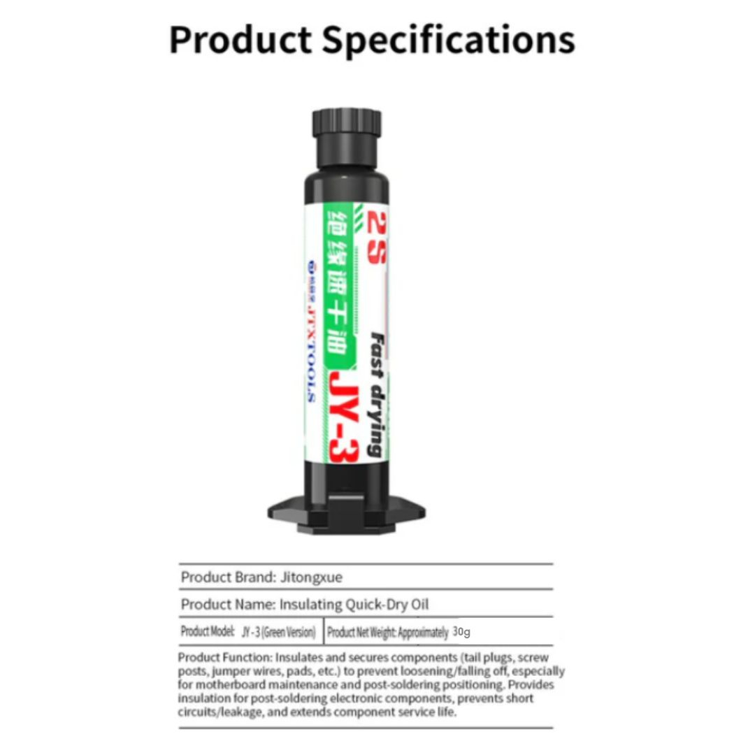 Jtx Jy-3 Uv Fast Curing Insulation Oil