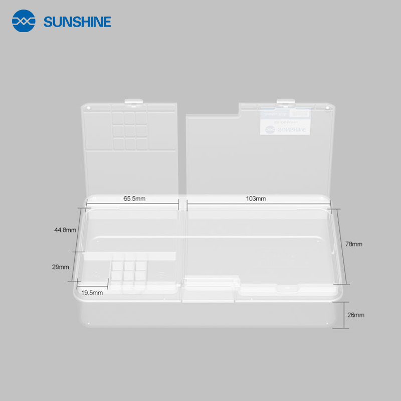 Sunshine SS-001A Pro Multi-function Mobile Phone Motherboard Double-layer Storage Box