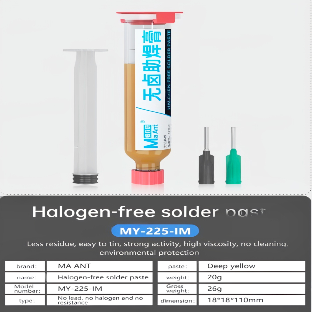 MaAnt MY-225-IM 10CC Halogen-Free Soldering Paste