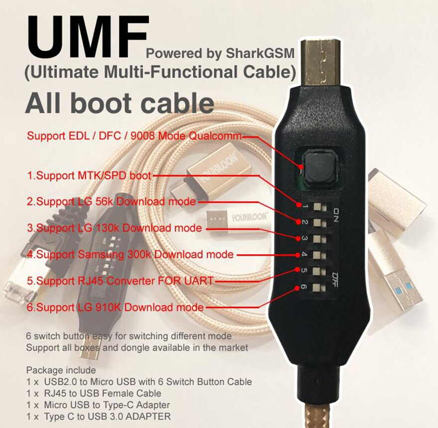 Youkiloon Boot Cable