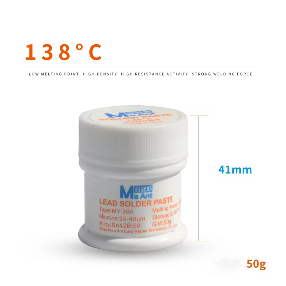 Maant My-38a 138°c Solder Paste