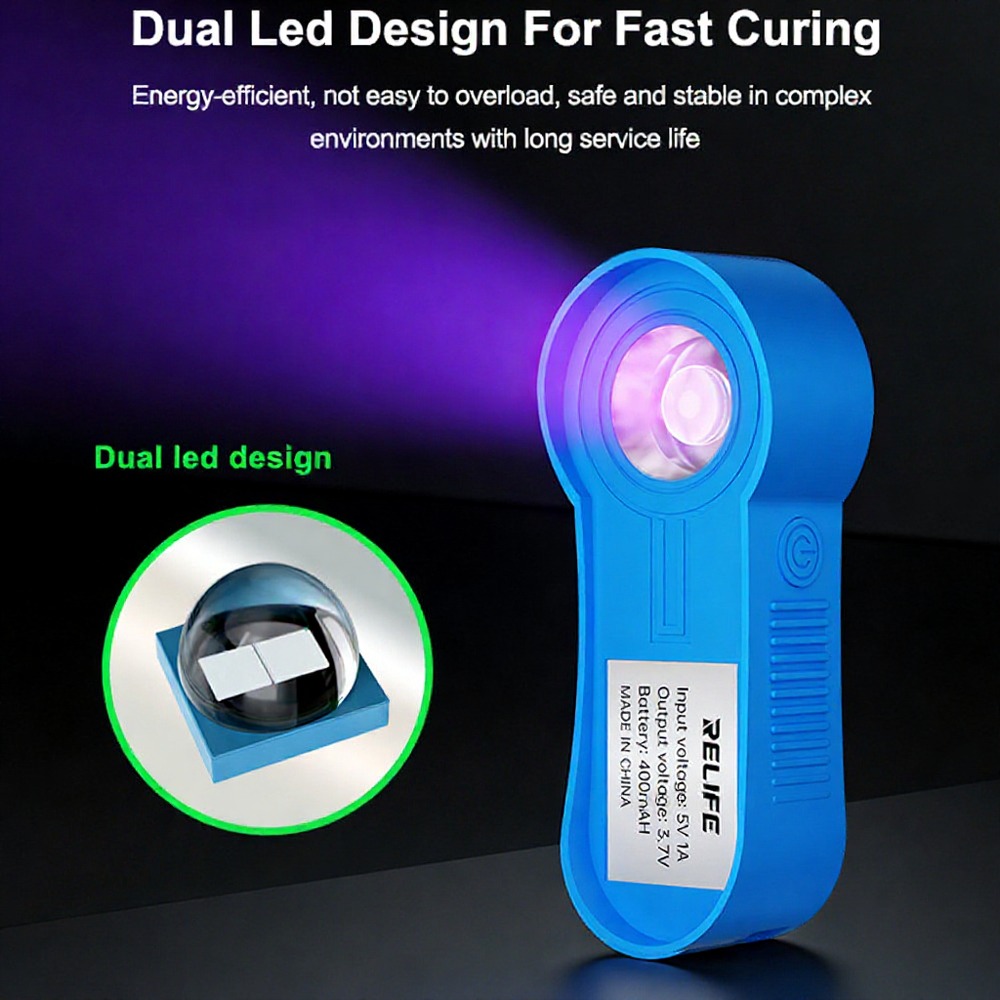 RELIFE RL-014F UV Mini Curing Lamp for Mobile Phone Motherboard Repair