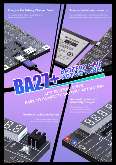 Mechanic BA27 Plus Battery Activation Bourd