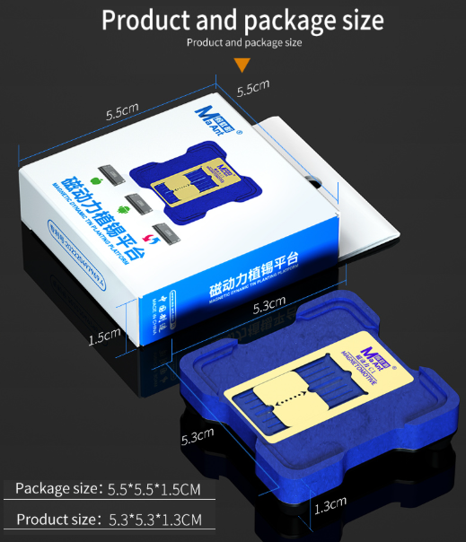 MaAnt Magnetic Power C1 Absorption Positioning Tin Planting Platform Set for Apple / HiSilicon / Qualcomm Snapdragon Series CPU