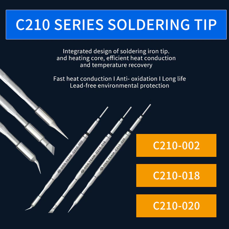 OSS TEAM C210-002 SERIES CURVED SOLDRING TIP 1
