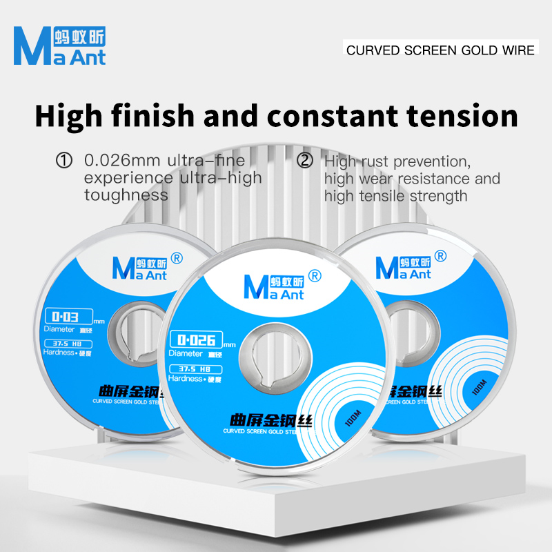 Maant 0.035mm Curved Diamond Cutting Wire