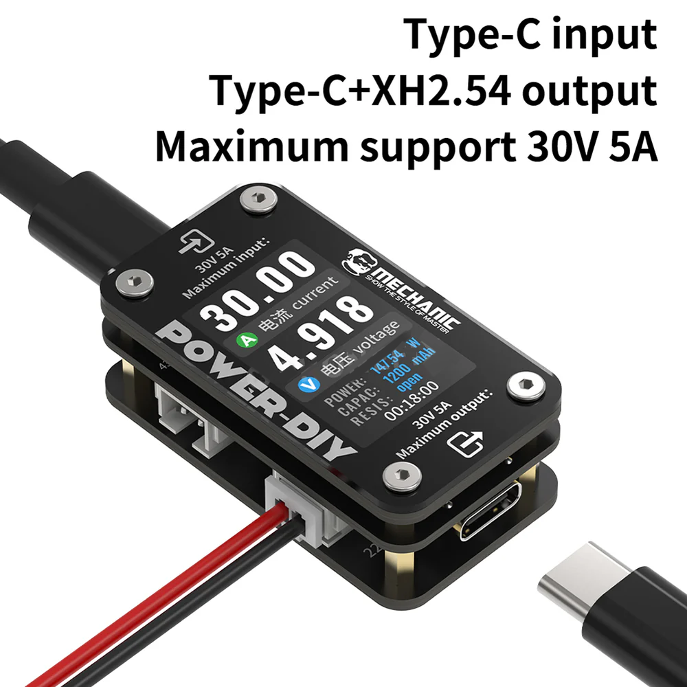 Mechanic Power-Diy Voltage and Current Detector