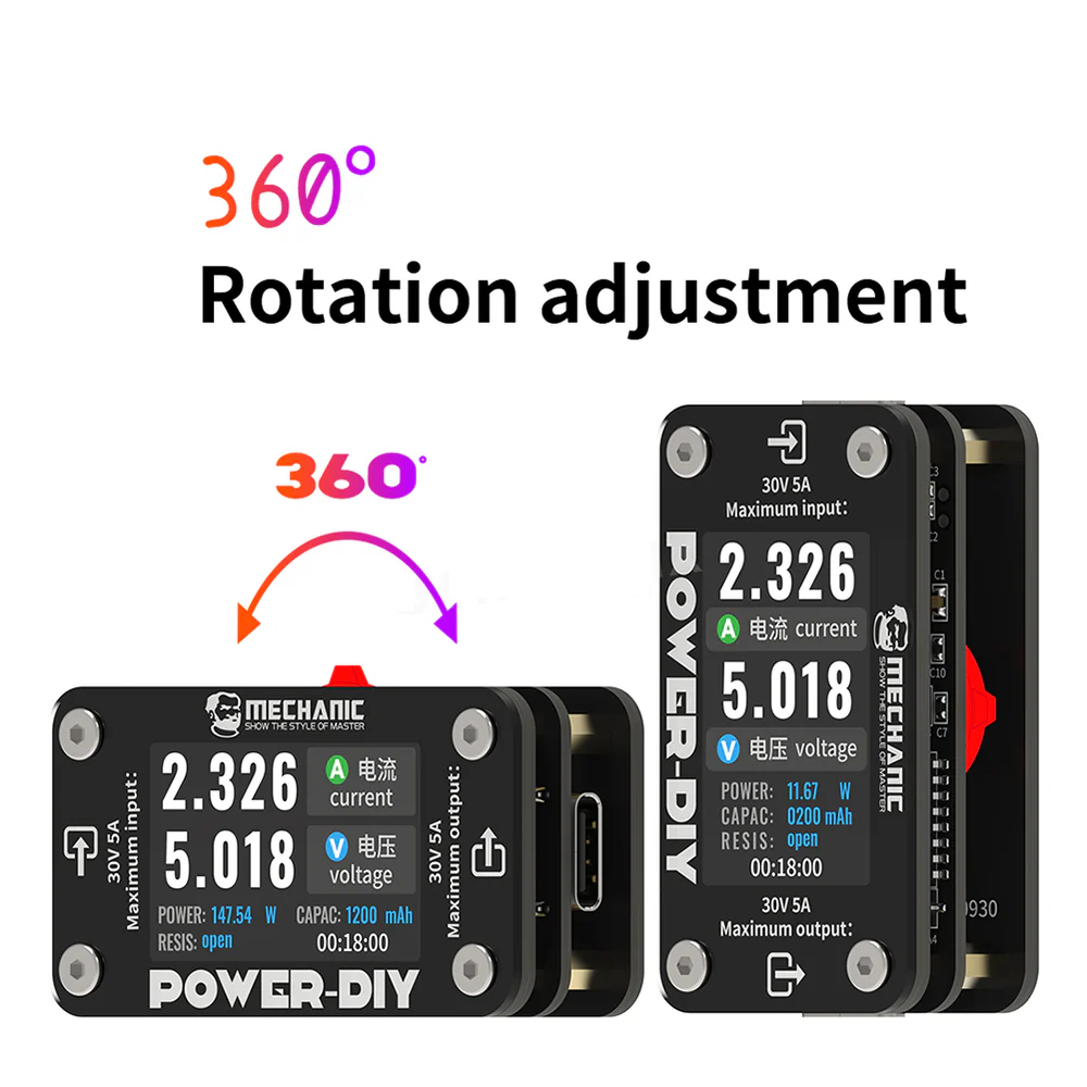 Mechanic Power-Diy Voltage and Current Detector