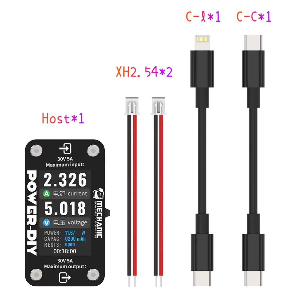 Mechanic Power-Diy Voltage and Current Detector
