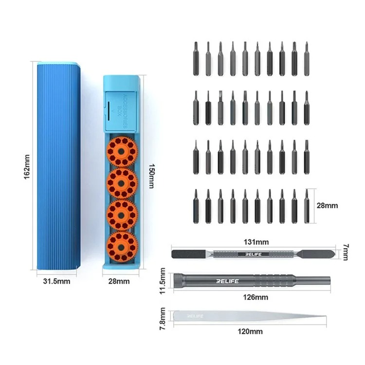 Relife RL-5122 43 In 1 Rotary Screwdriver Tool Set