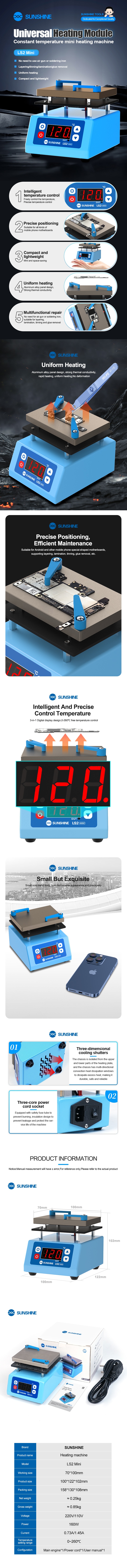 Sunshine LS2 Mini Heating Machine