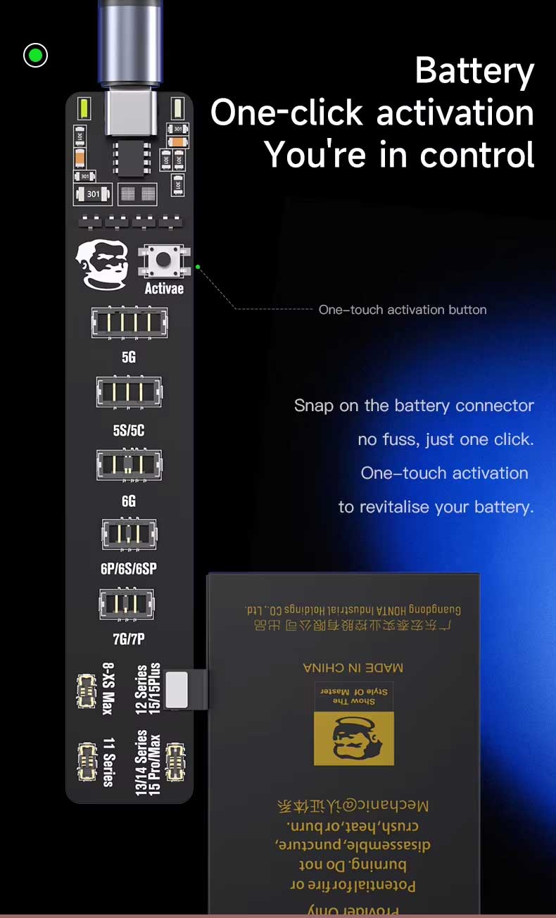 MECHANIC F018 BATTERY ACTIVATION DETECTION BOARD 2