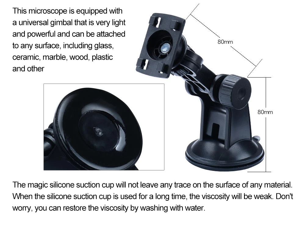 G600 Portable LCD Digital Microscope 4.3 Inch 6