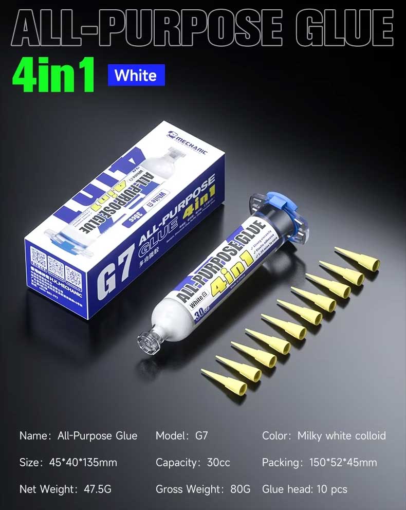 MECHANIC G7 WHITE (30CC) ALL-PURPOSE GLUE 4