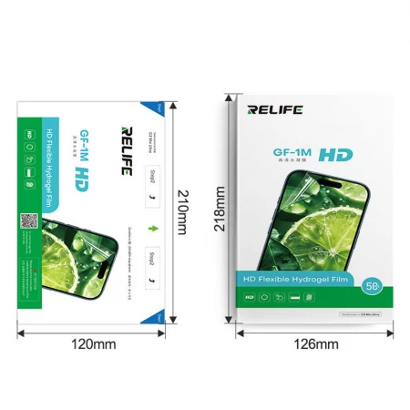 Relife GF-1M (210*120mm) Hd Tph Hydrogel Film 10 Pcs Pack