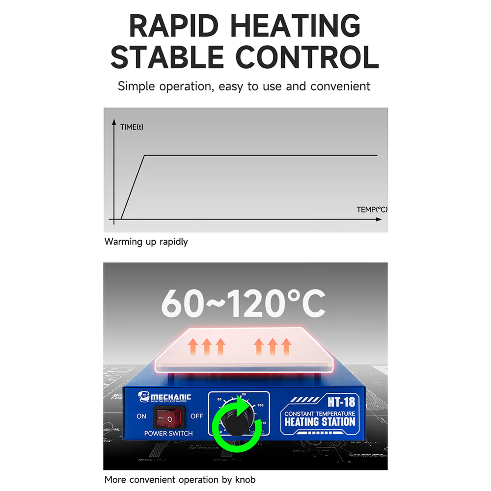 Mechanic HT-18 CNC Constant Temperature Heating Platform