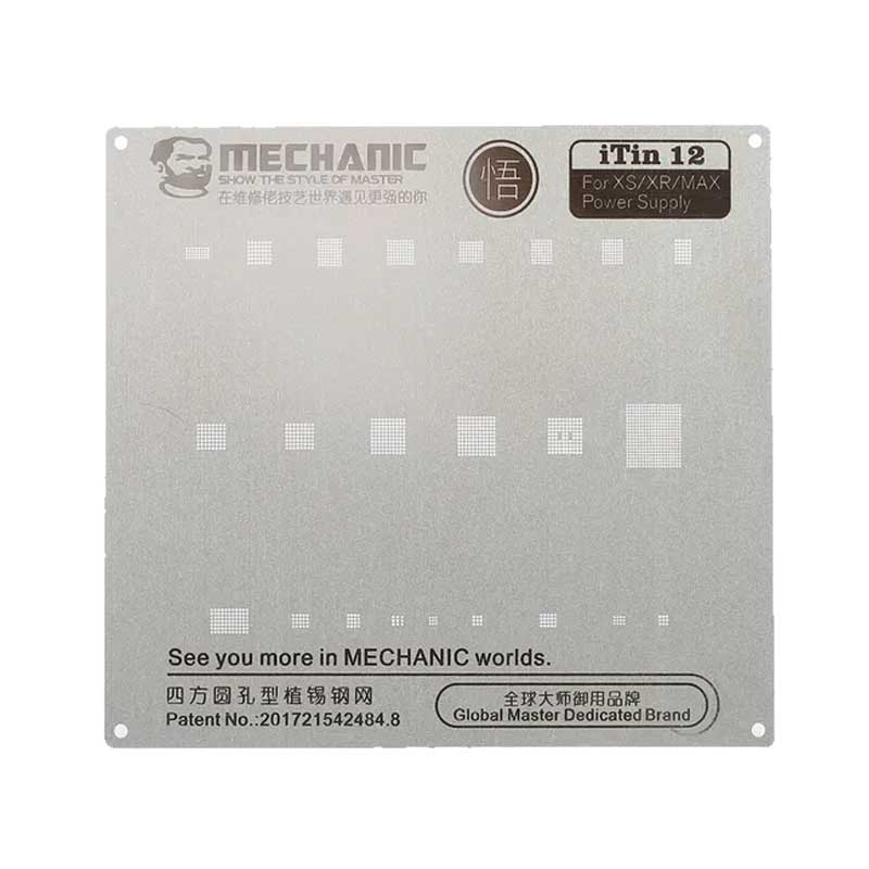 Mechanic Itin 12 Stencil