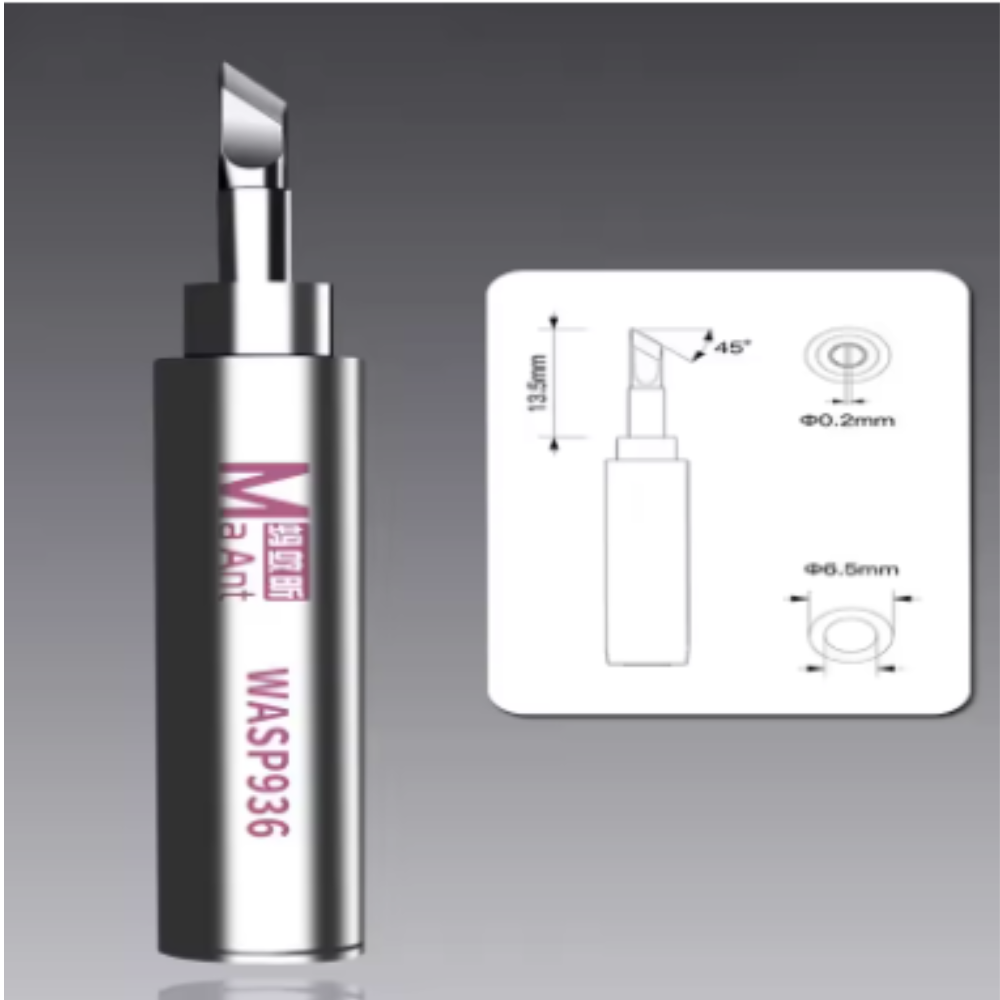 Maant Wasp936 Straight Pointed Soldering Iron Head