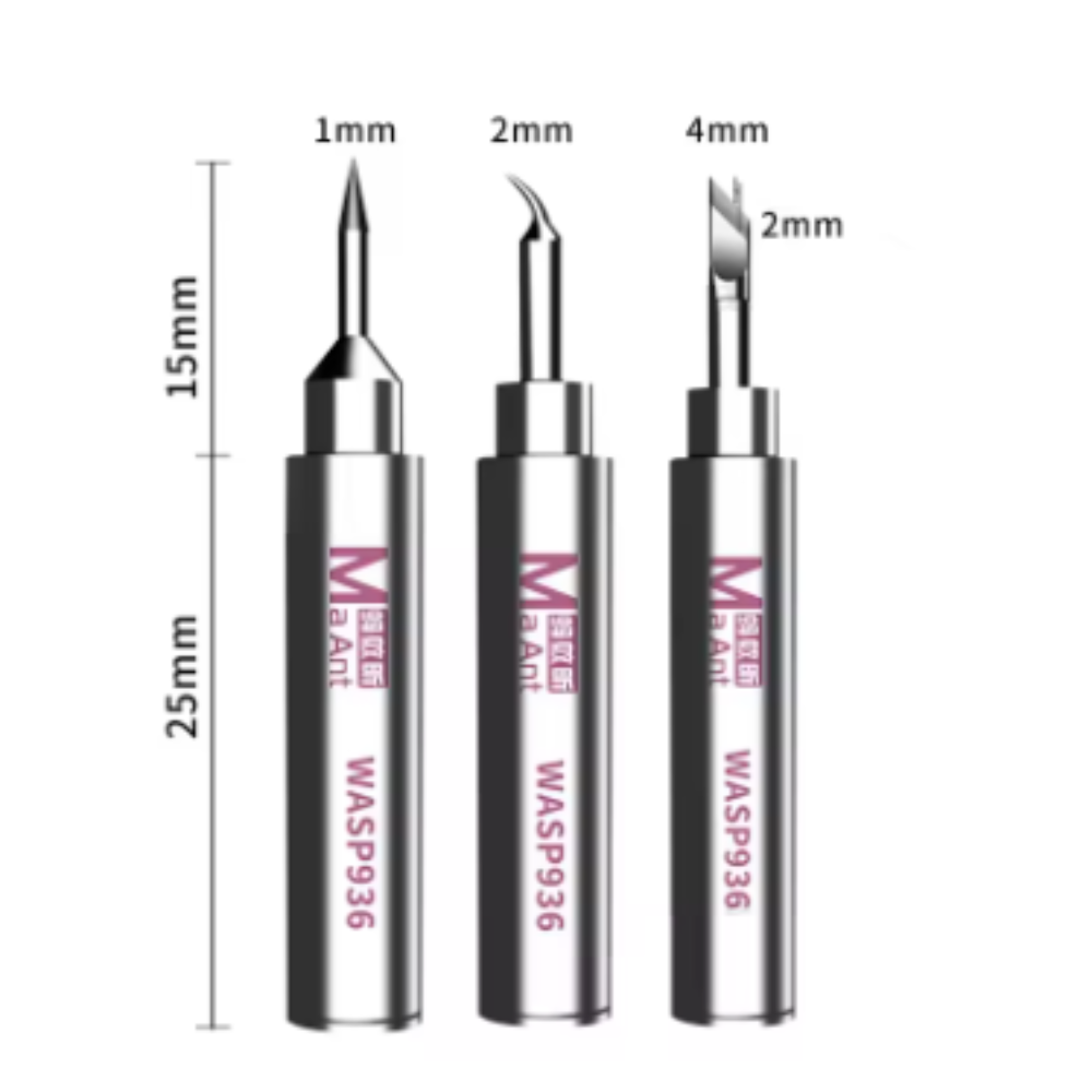 Maant Wasp936 Straight Pointed Soldering Iron Head