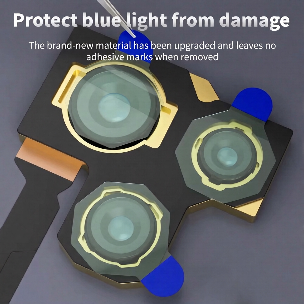LANRUI S3 6mm Camera Lens Protection Sticker 260Pcs Dust Proof Protective Film for Mobile Phone Repair