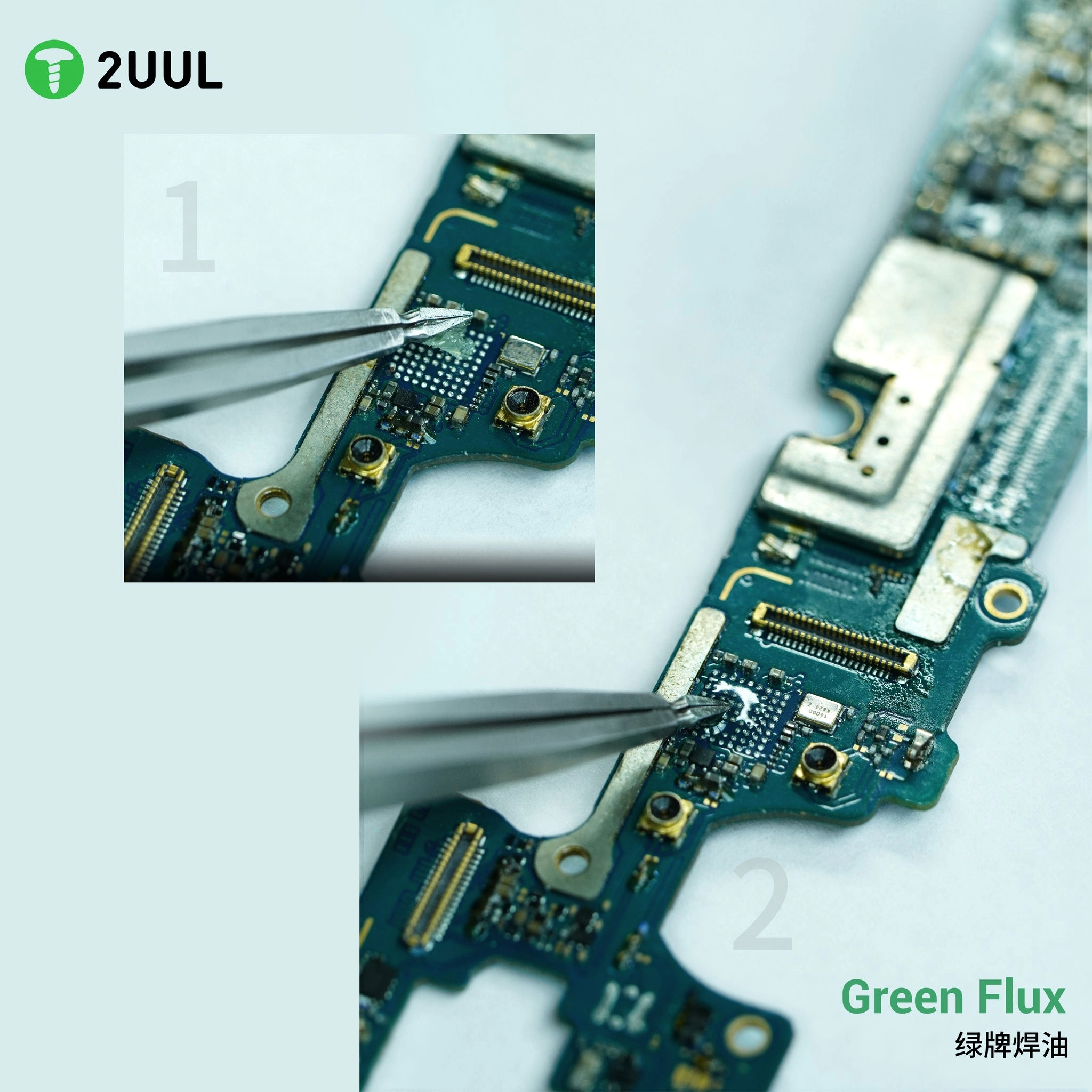 2UUL SC18 Green Soldering Flux Paste