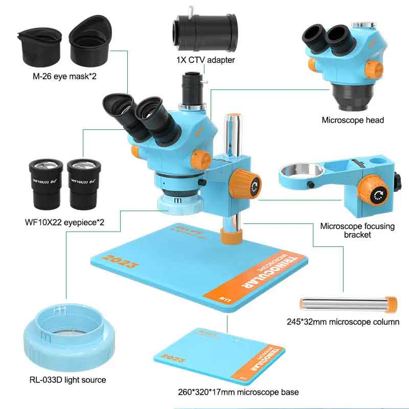 RELIFE M5T-B11 MICROSCOPE WITH 0.5X LENS 6