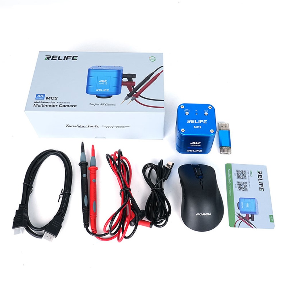 Relife MC2 Dual-screen Synchronous Display Multi-function 4K Multimeter Camera