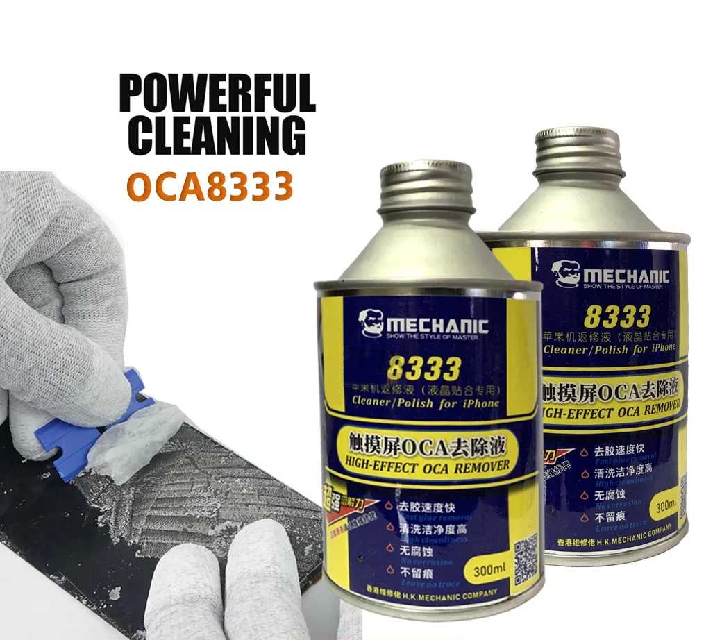 Mechanic 8333-300ml Touch Screen OCA Polarizer Cleaning Removing Liquid
