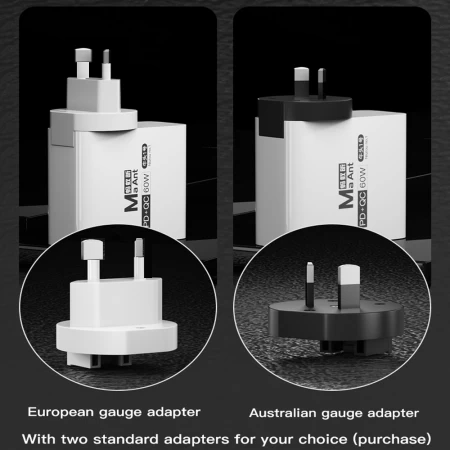 Maant Niu Tau No-1 White 60w 4 Port Quick Charger