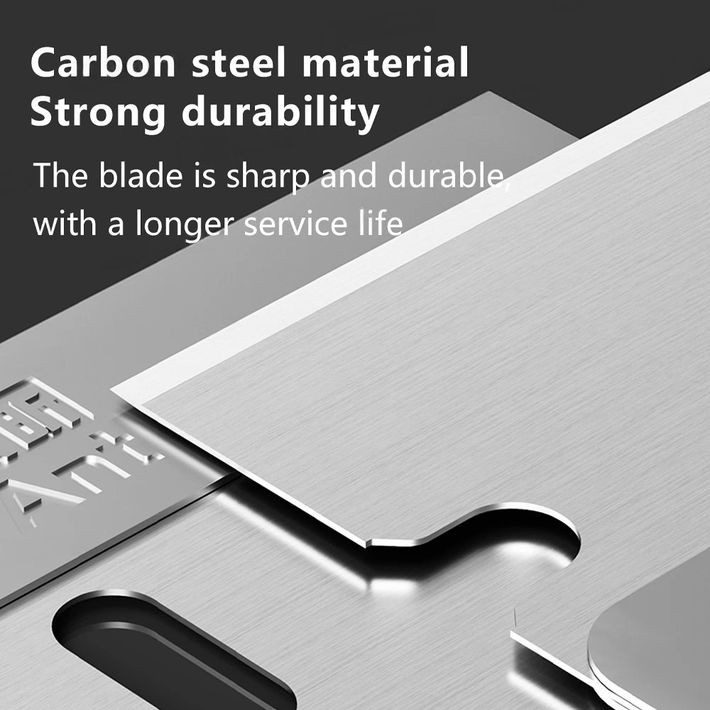 MaAnt Steel Edge No.1 High-Toughness Alloy Steel Degumming Single Sided Blades - 100Pcs