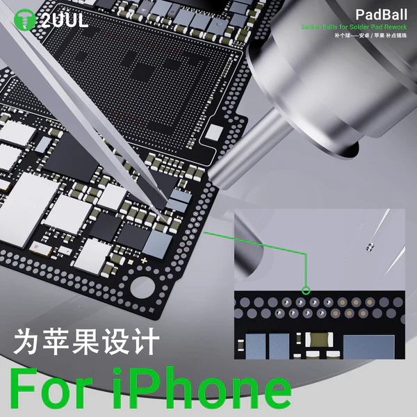 2uul PB01 PadBall Solder Balls for iPhone – 100000 Balls/Bottle
