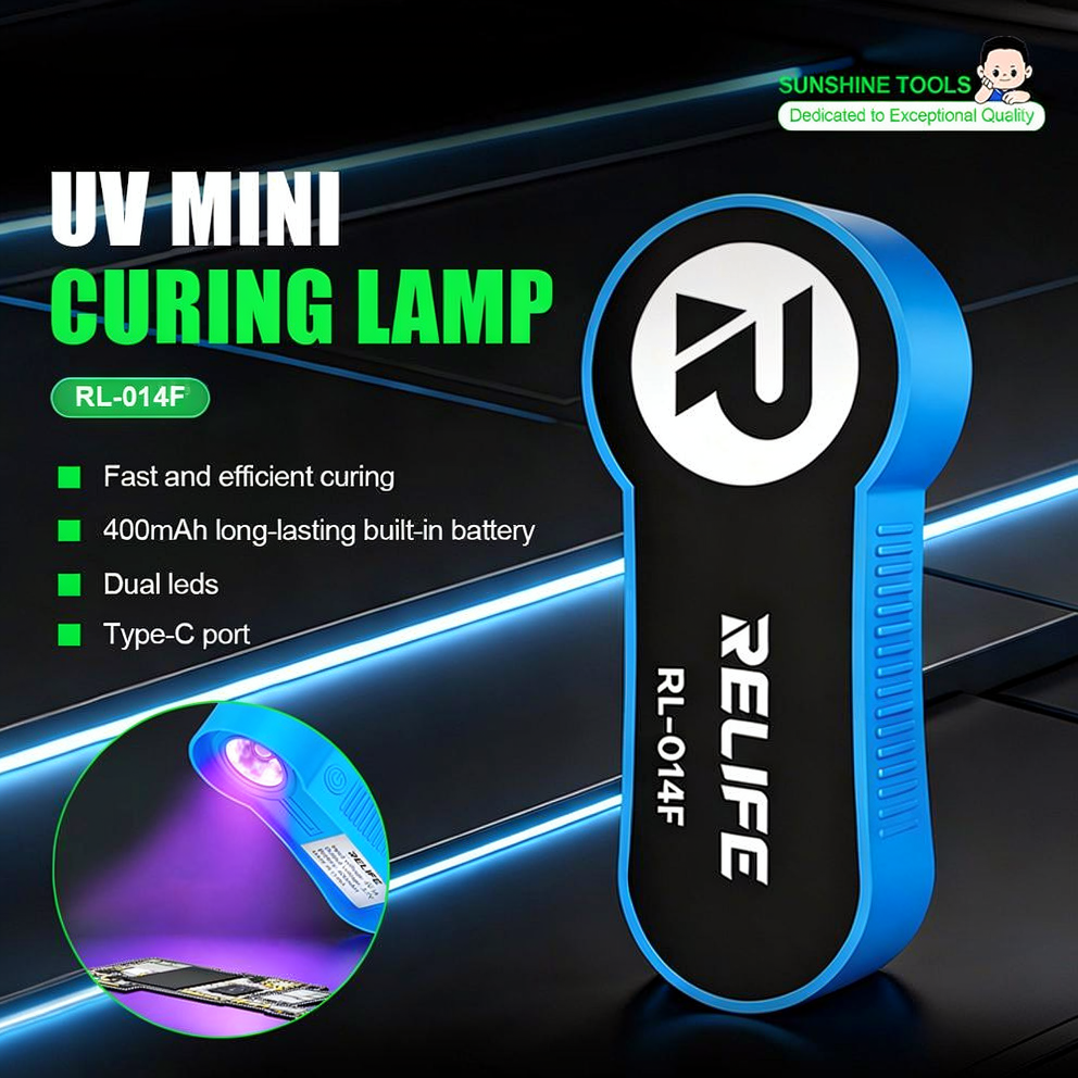 RELIFE RL-014F UV Mini Curing Lamp for Mobile Phone Motherboard Repair