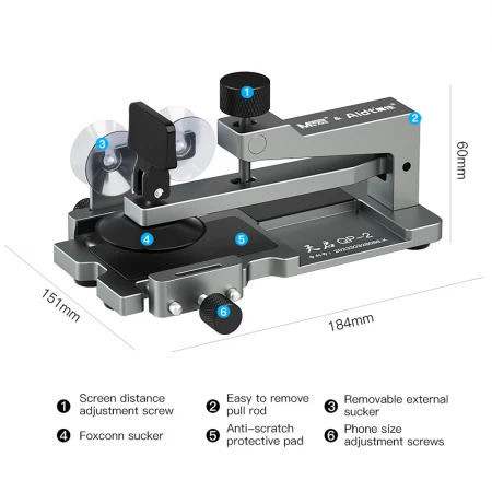 Maant QP-2 heat-free phone screen removal fixture