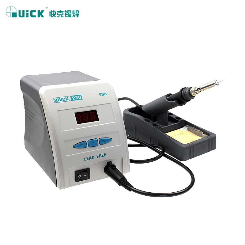 QUICK 236 220V 90W ANTI-STATIC DIGITAL DISPLAY LEAD-FREE SOLDERING IRON 