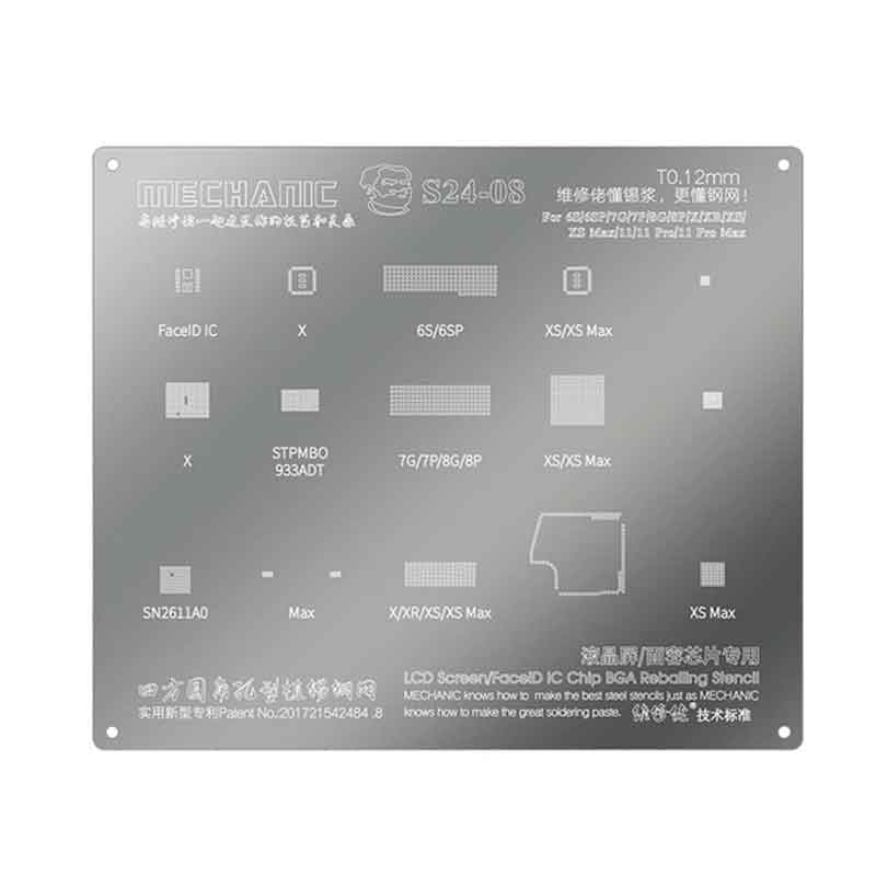 MECHANIC S24-08 LCD/FACE STENCIL 1