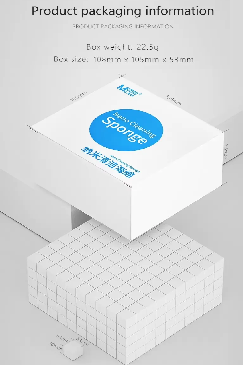 Maant My065 Nano Cleaning Sponge Box Packing