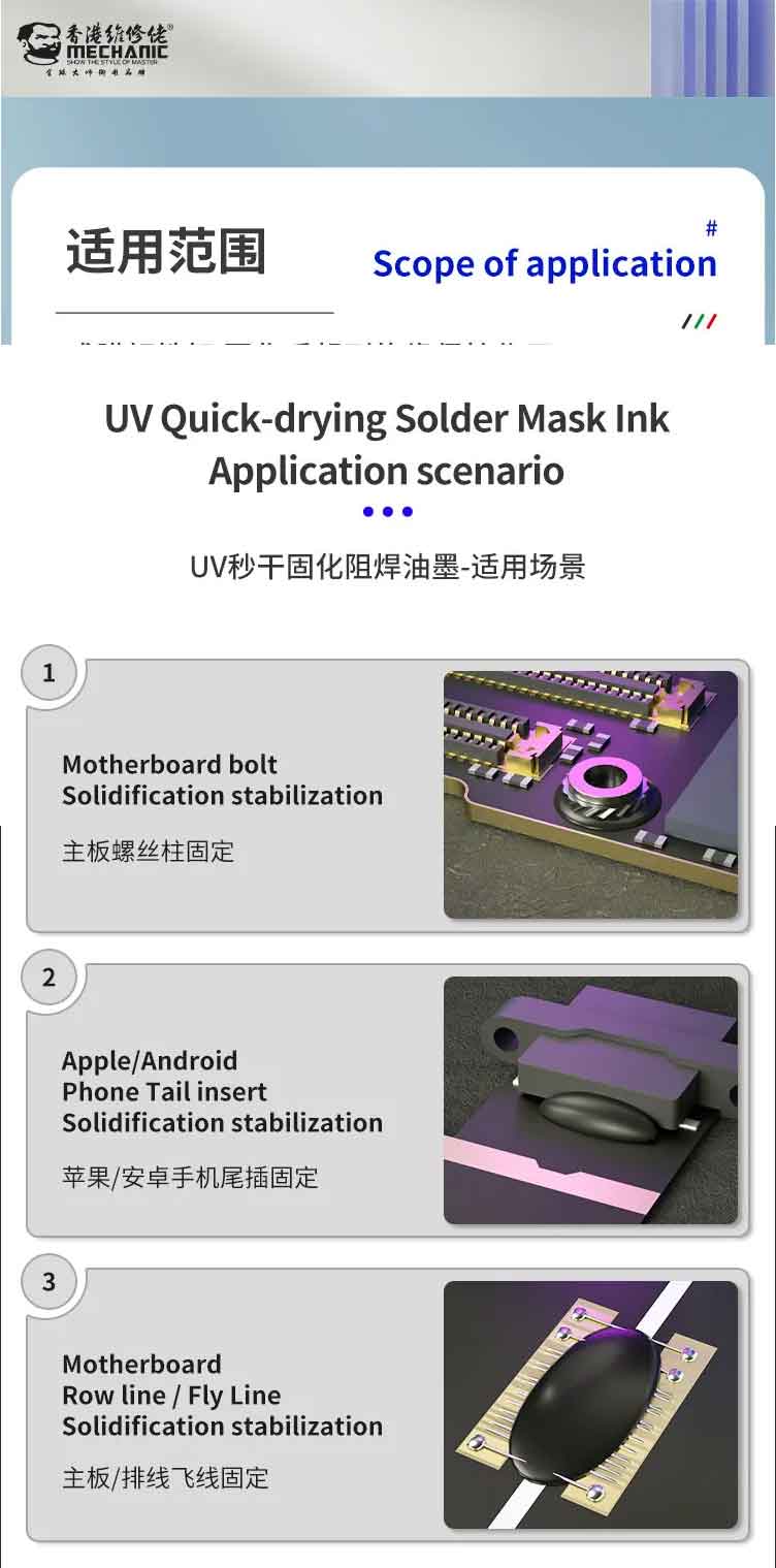 MECHANIC SU3 UV SOLDER MASK GREEN