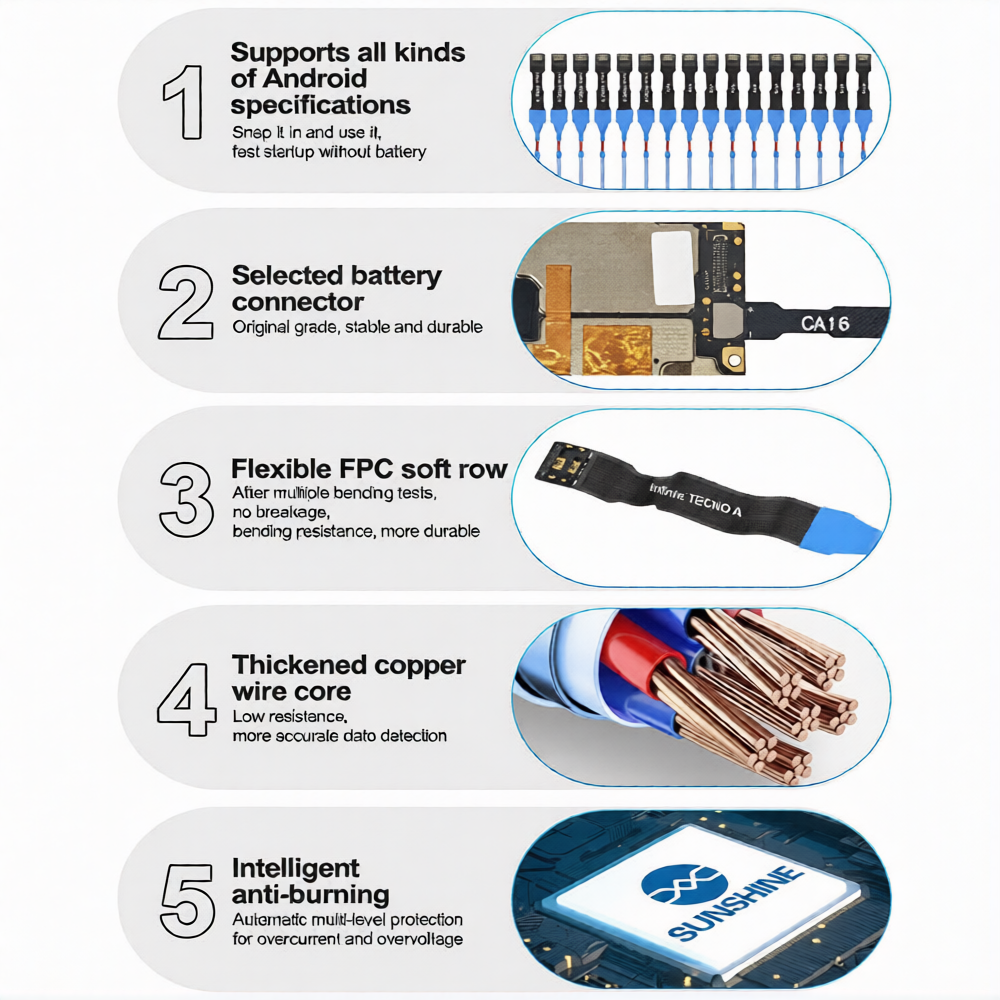Sunshine SS-905H SE Android phone series power cable