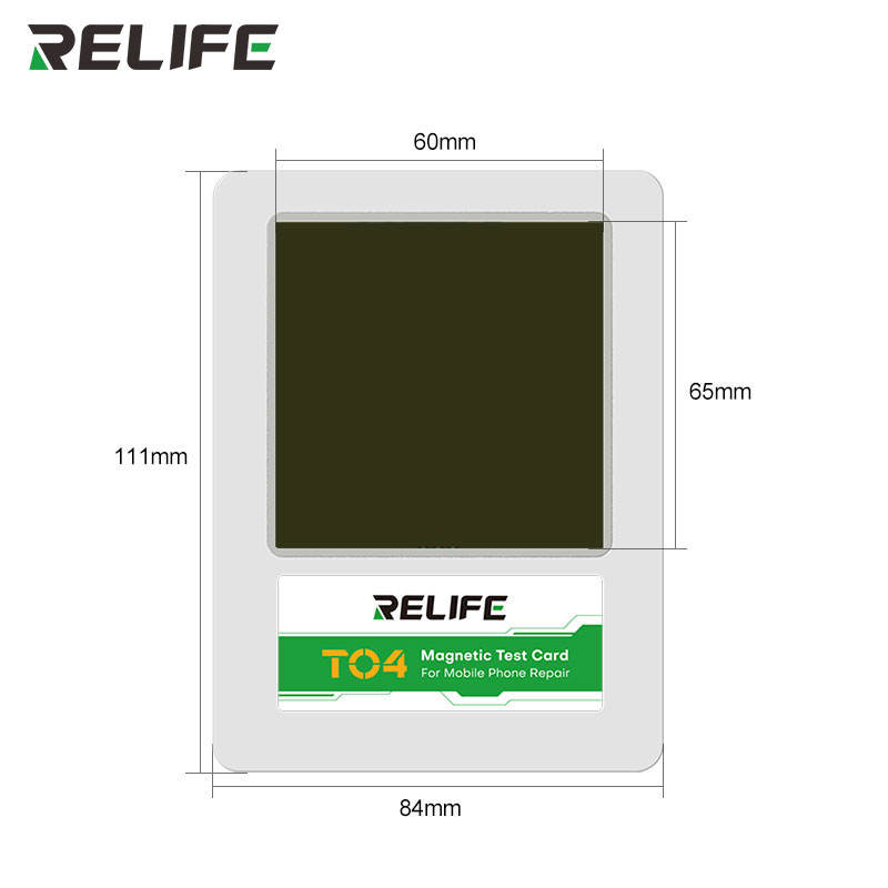 Relife TO4 Magnetic Pole Observation Magnetic Card for Phone Repair