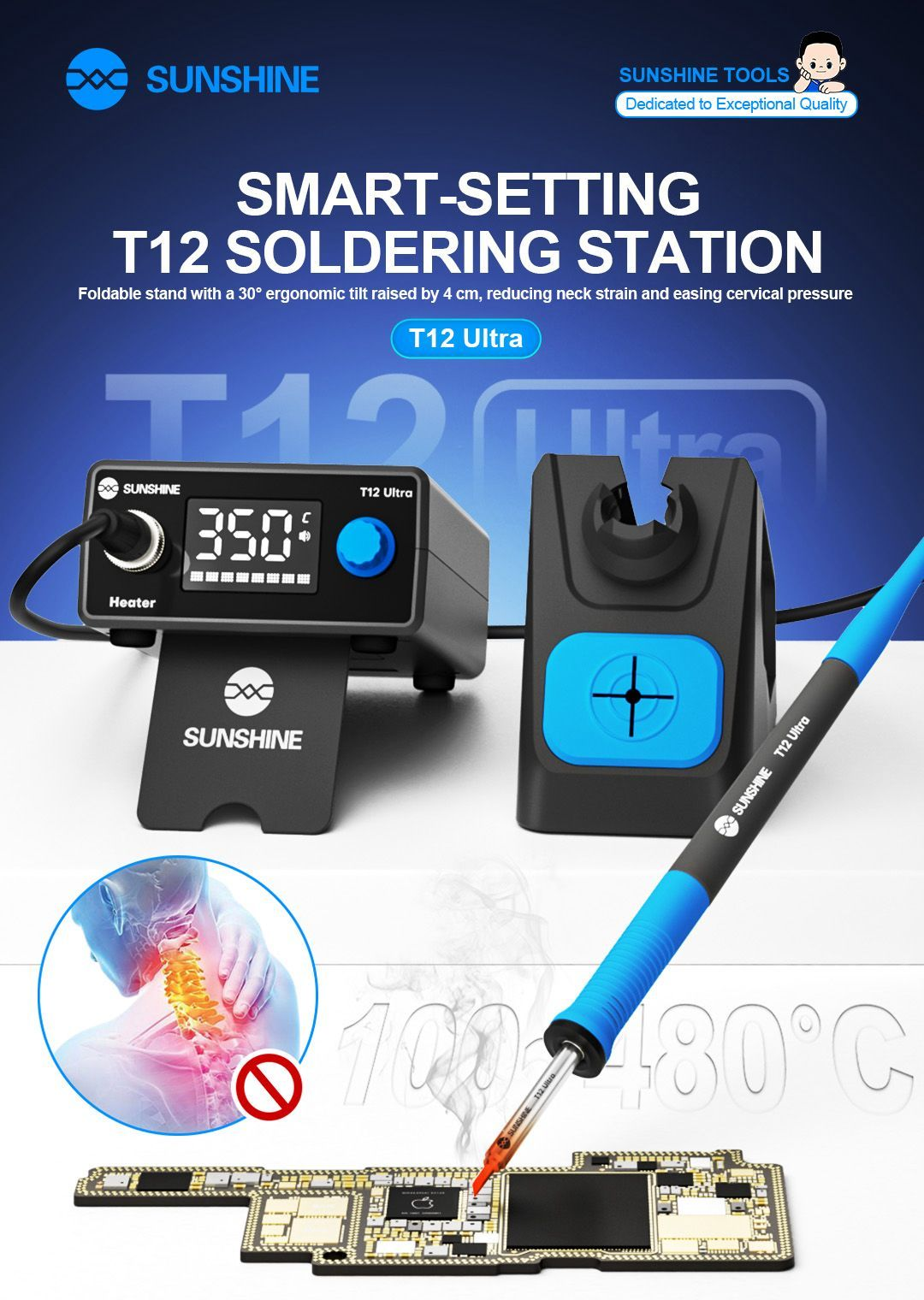 Sunshine T12 Ultra Smart Settings Soldering Station